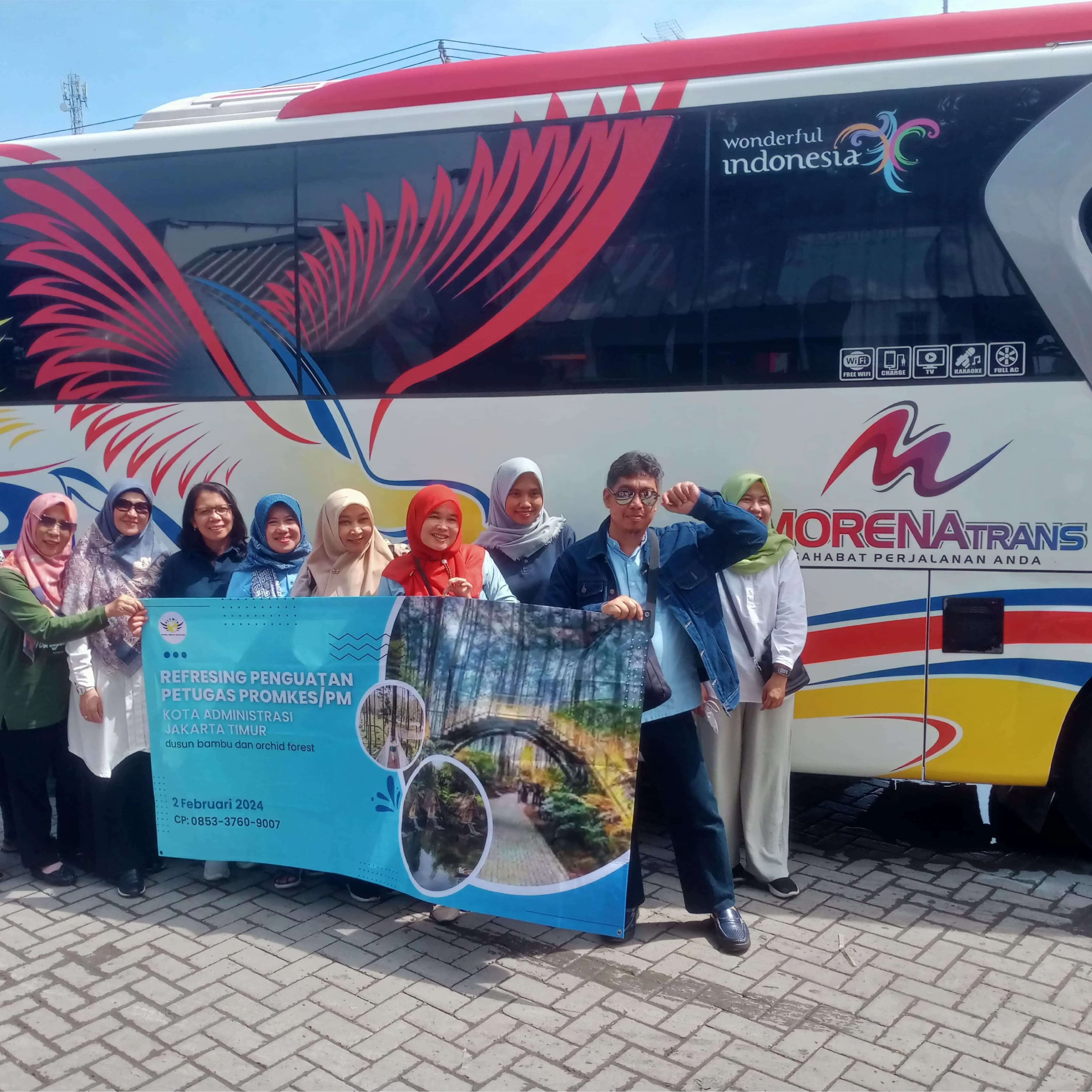Galeri Morena Trans bersama Promkes/PM di Lembang, Bandung